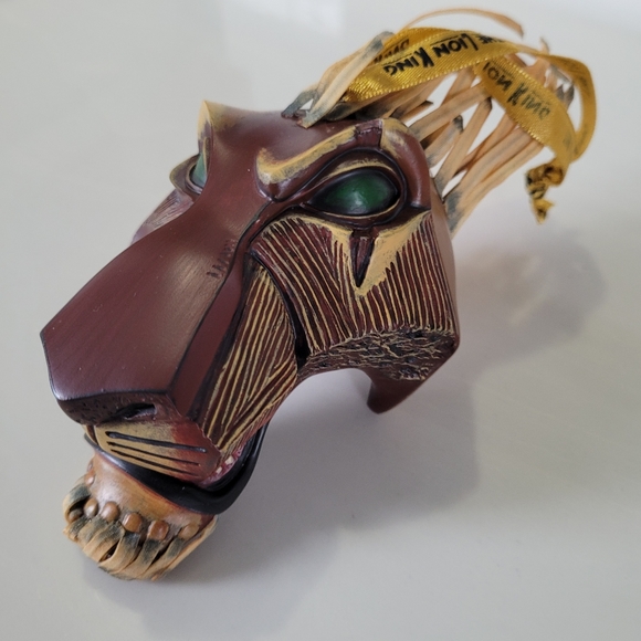 Disney Other - LION KING ON BROADWAY "Scar" SE collectible mask ornament DISNEY